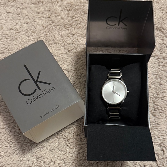 Calvin Klein Women’s Silver Watch - Picture 1 of 6